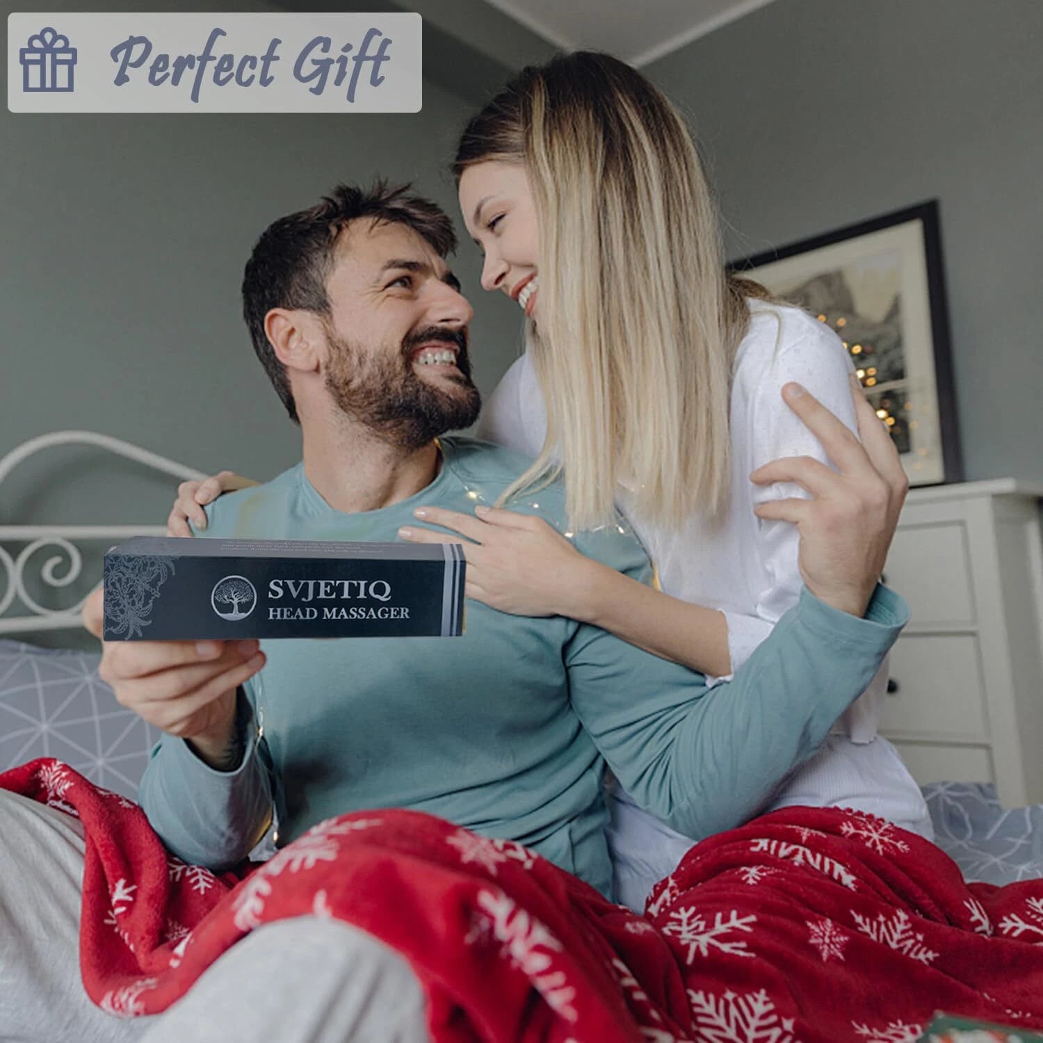 20 Fingers Head Massager Scalp Scratcher with Extendable aBack Scratcher