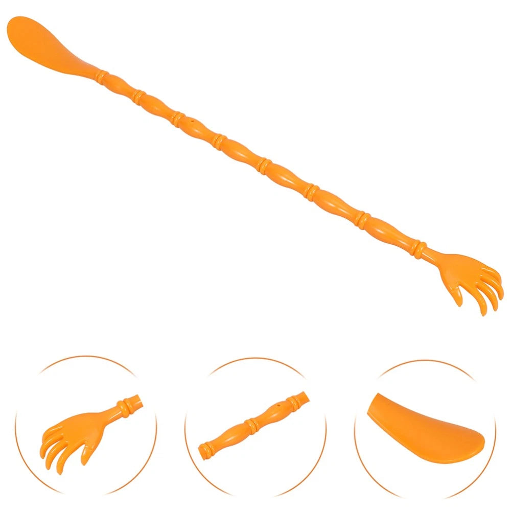 2 Pcs Itchy Claw Shoe Horn Hand Back Scratcher Mini with Massage