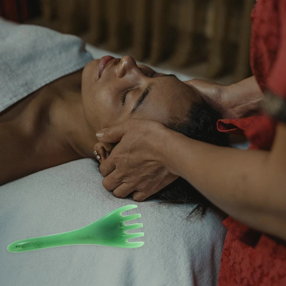 2 Pcs Head Therapy Comb Massage Claw Miss Scalp Scratcher Massager Guaha