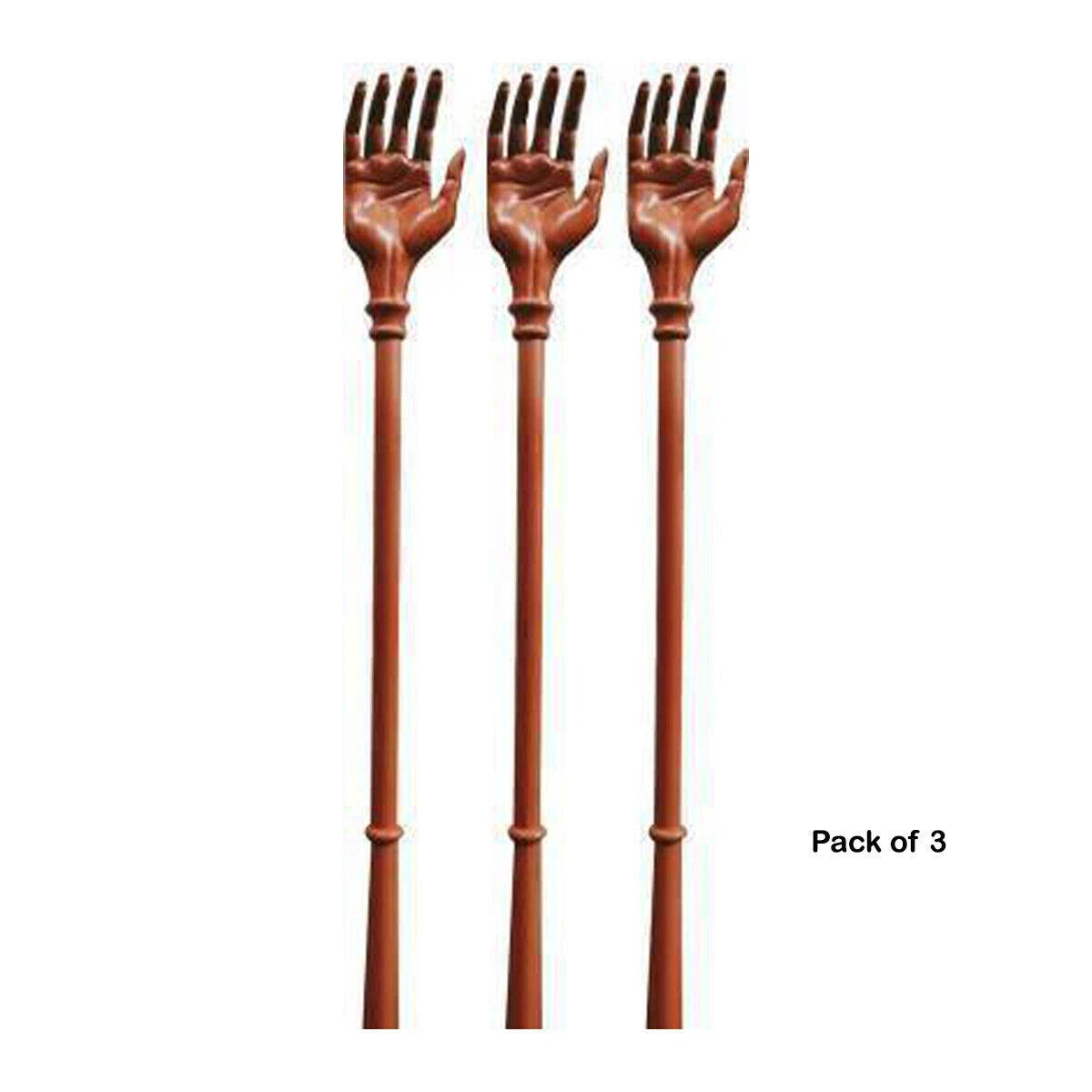 MANUAL MASSAGE ITCHING STICKS HAND BACK SCRATCHER FOR ITCHY SPOTS & RELIEF 3PCS