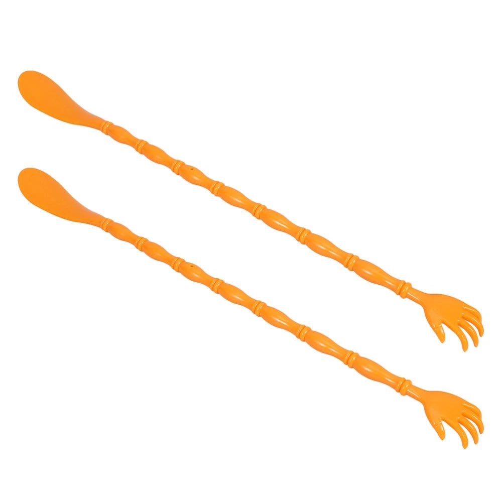 2 Pcs Itchy Claw Shoe Horn Hand Back Scratcher Massager for Itching