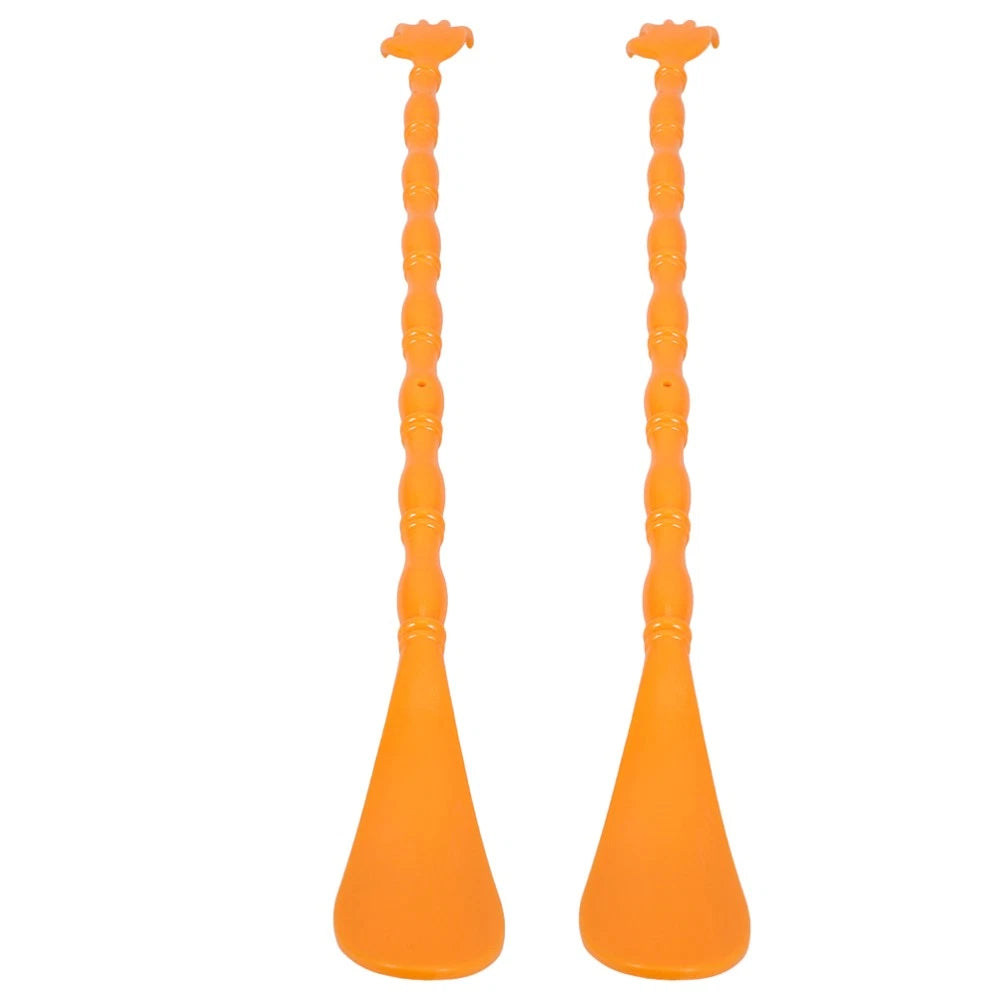 2 Pcs Itchy Claw Shoe Horn Double-sided Back Scratcher Massager for Itching