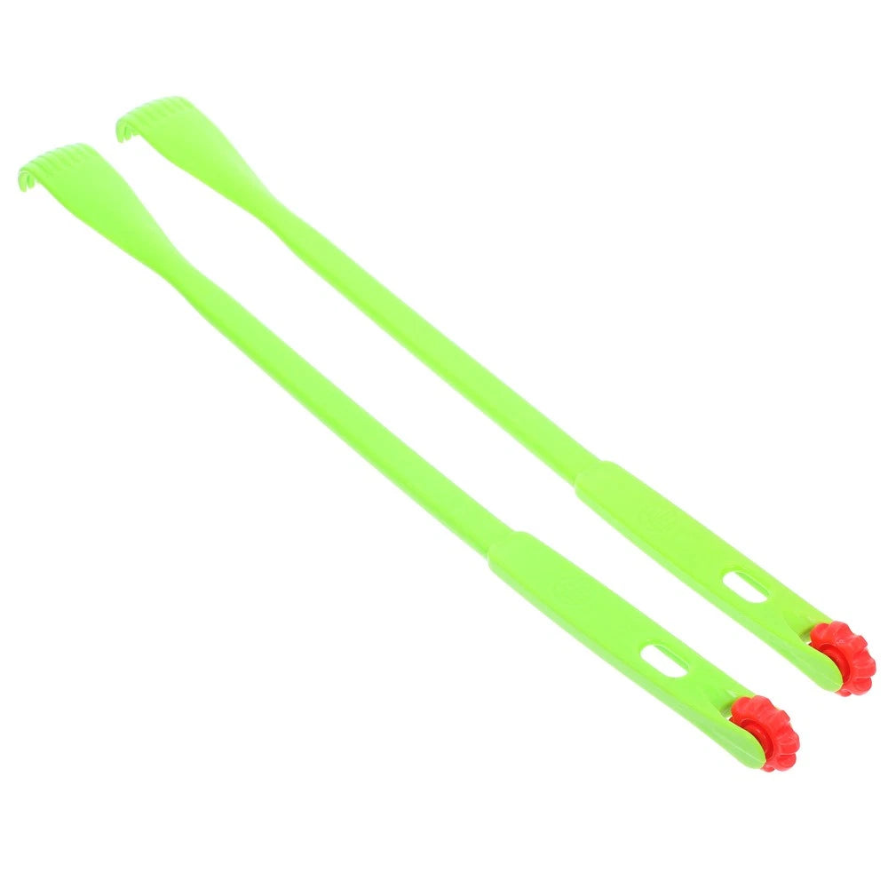 2 Pcs Back Scratcher Extendable Itch Rake Massager Portable Hand Man