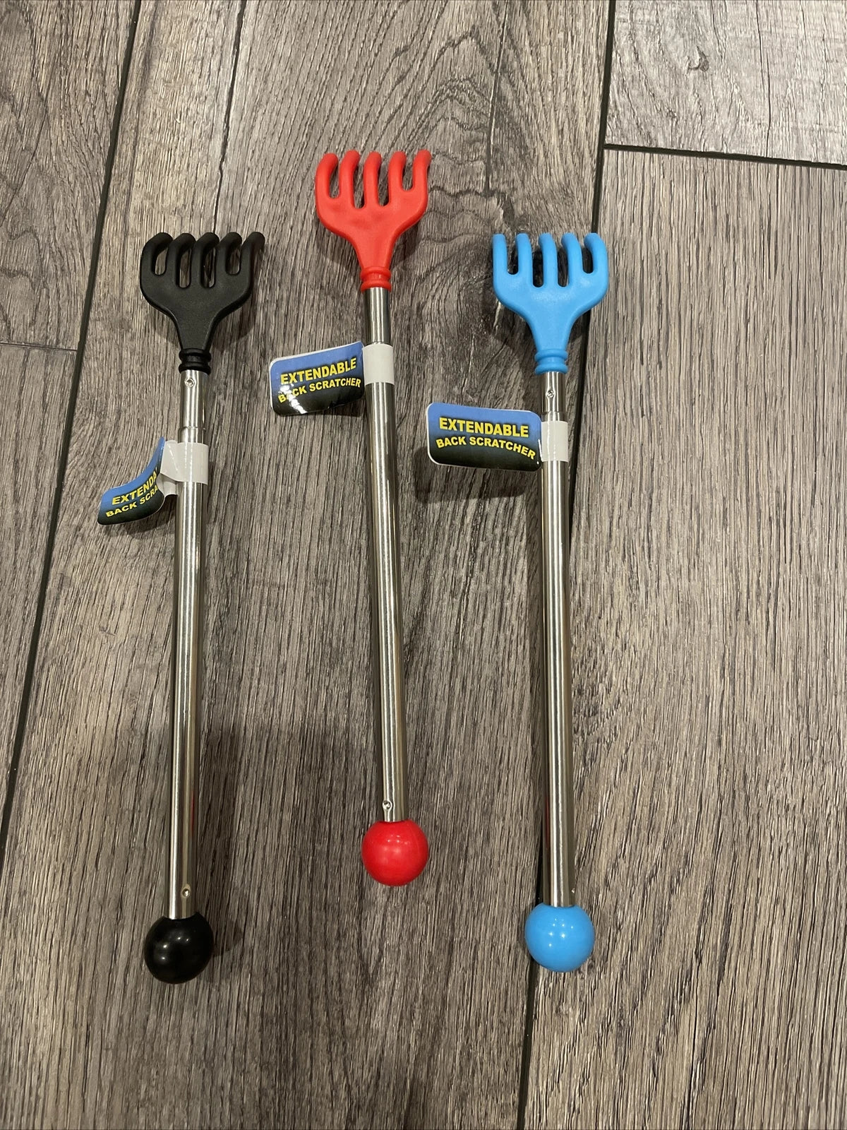 1 Mini Back Scratcher 9” Extendable To 15” Travel Home Extend Massage Pick Color