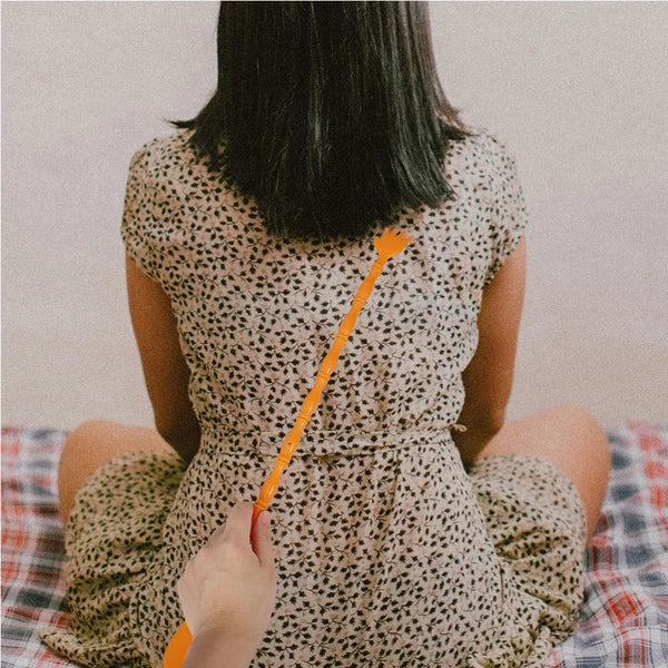 2 Pcs Itchy Claw Shoe Horn Hand Back Scratcher Mini with Massage