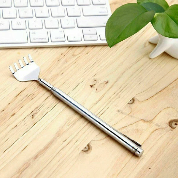1pcs Telescopic Back Scratcher Massager Extendable Clip Useful-- X7V0