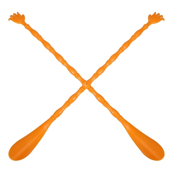 2 Pcs Itchy Claw Shoe Horn Back Scratcher and Shoehorn Body Hand Massager