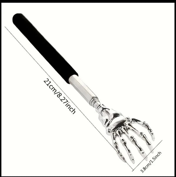 Adjustable Stainless Steel Back Scratcher with Extendable Claws