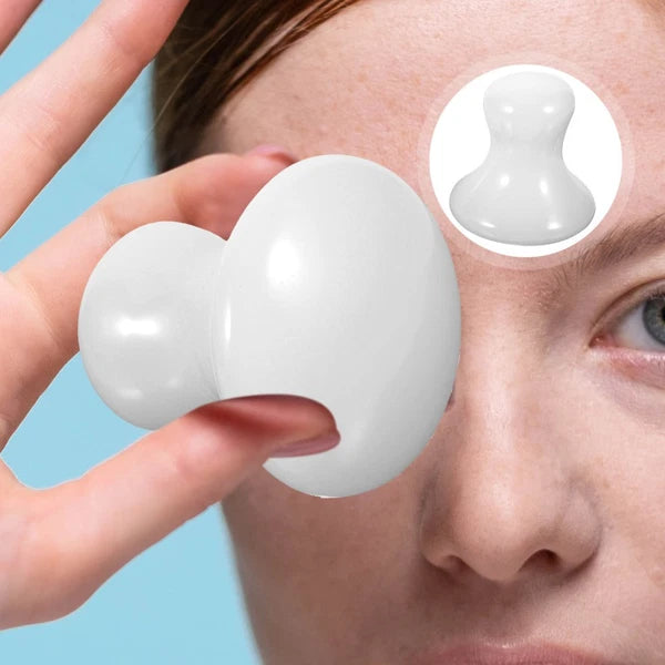 2 Pcs Massage Stone Face Massager Body Scratcher for Women