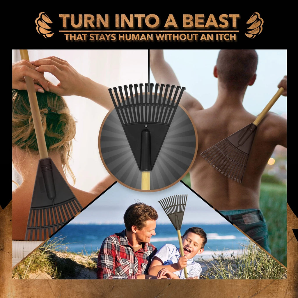 Beast Rake Back Scratcher | Lightweight, Oversized Rake Back Scratching Itch ...