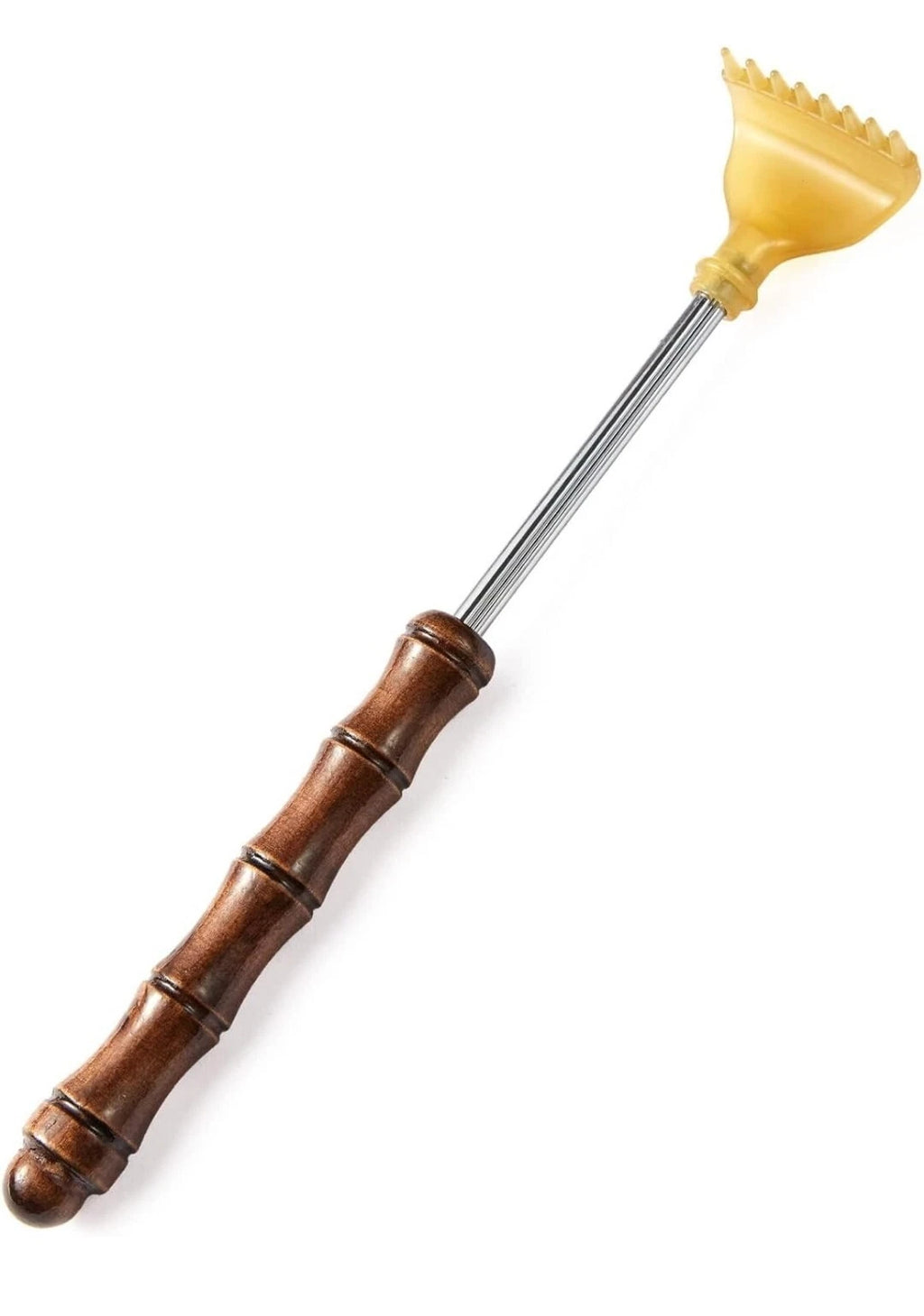 Extendable Premium Back Scratcher for Adults/Men/Women Wooden Handle