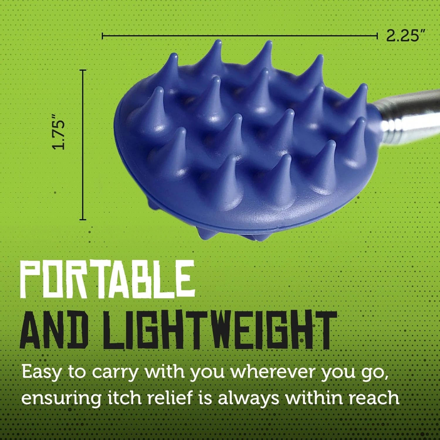 Telescopic Extendable Back Scratcher for Women Men 24.5 Inch Blue