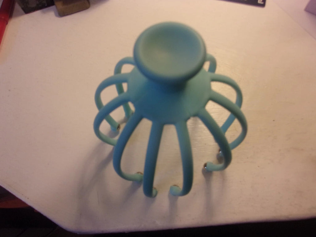 Head Massager Scratcher Neck Massage Scalp Relax Calm Stress Relief Torques Blue