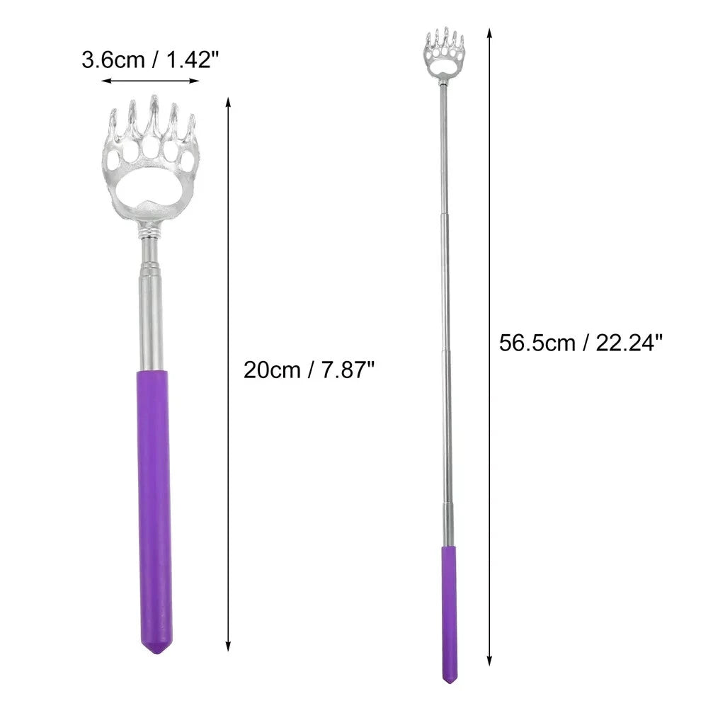 Bear Claw Back Scratcher Stainless Steel Extendable Extending Scratcher from UK