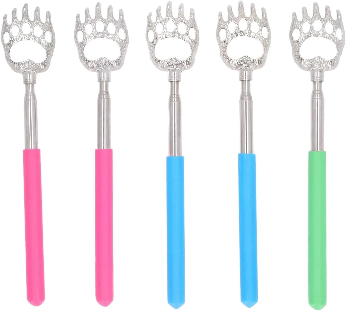 BEAR CLAW METAL BACK SCRATCHER BLACK TELESCOPIC EXTENDABLE MASSAGER UK STOCK