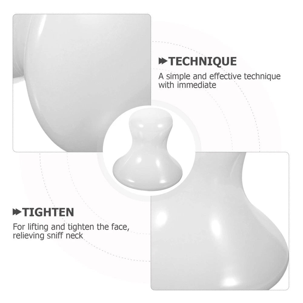 2 Pcs Massage Stone Face Massager Body Scratcher for Women