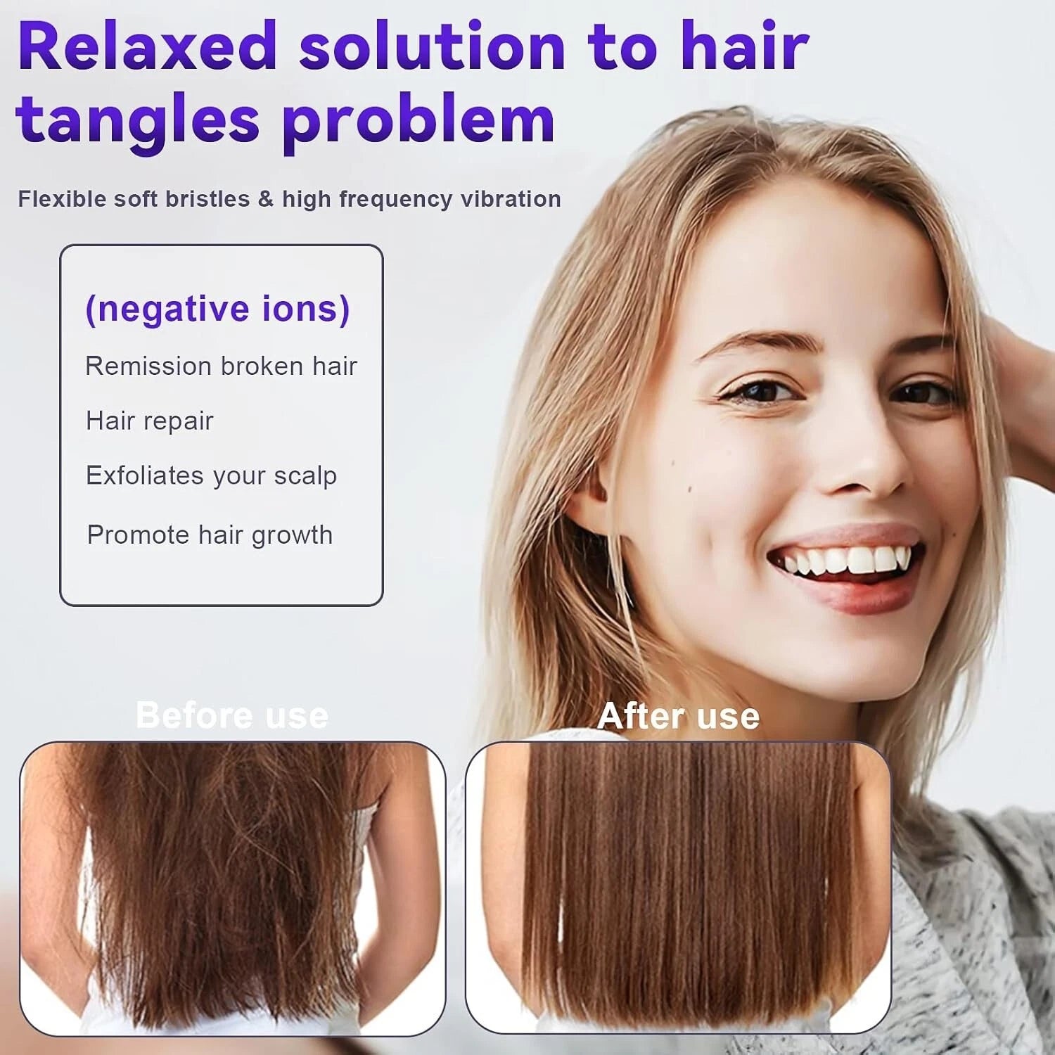 Cordless Electric Head Vibrating Massager -  Scalp Stress Relax Scratcher Tool