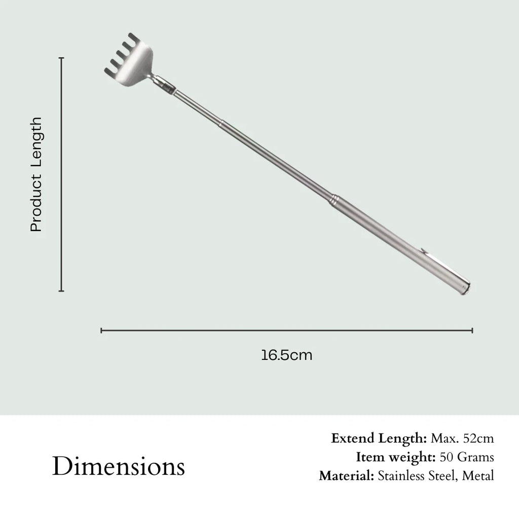 Itch Relief Back Scratcher – Extendable Claw Tool with Telescopic Handle