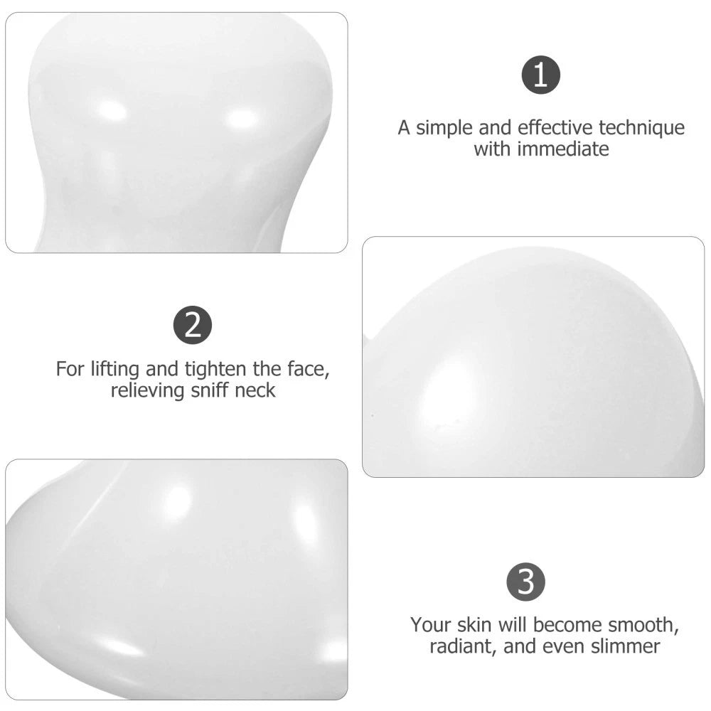 2 Pcs Massage Stone Face Massager Body Scratcher for Women