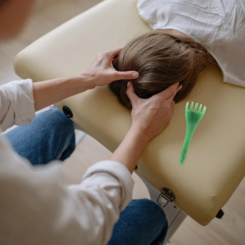 2 Pcs Head Therapy Comb Massage Claw Miss Scalp Scratcher Massager Guaha