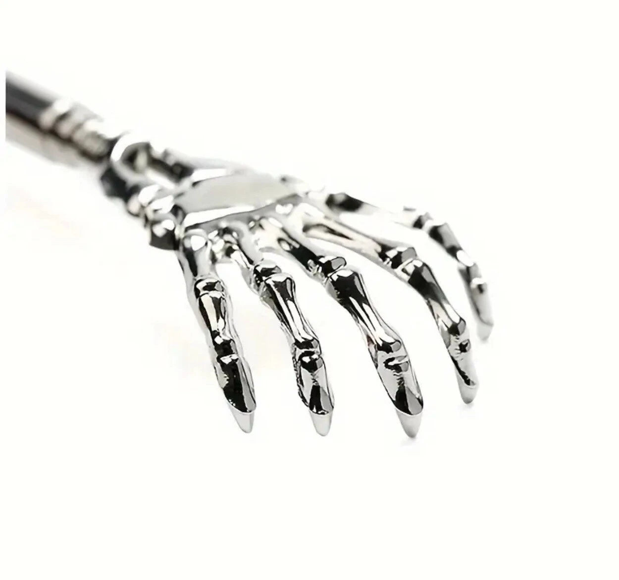 Adjustable Stainless Steel Back Scratcher with Extendable Claws