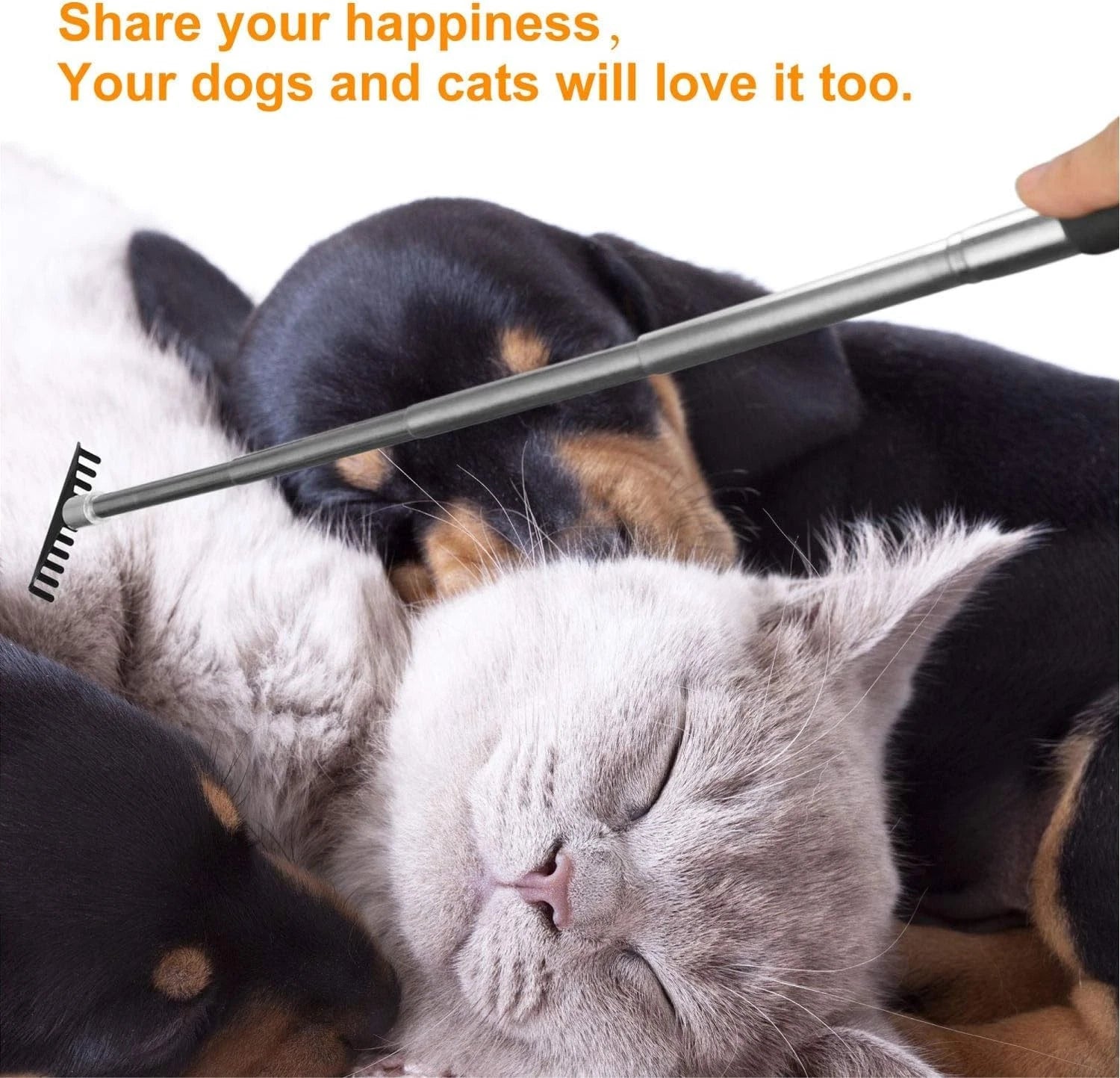 Oversized Portable Extendable Back Scratcher Upgraded Metal Stainless Steel T...