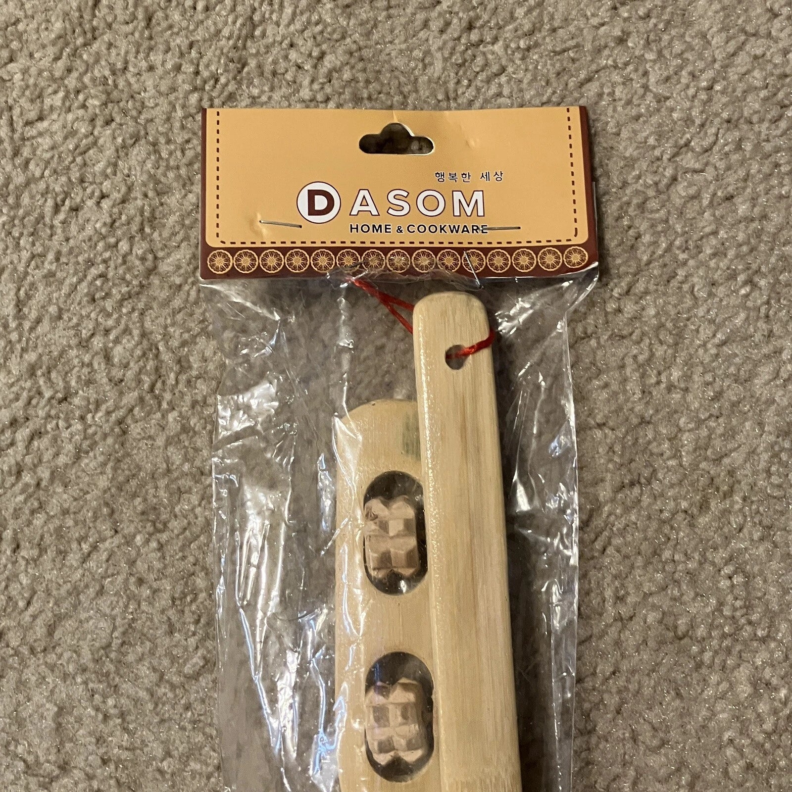 3 pc Bamboo Set: 13" Massage Hammer; 18" Back Scratcher w/ Rollers; 19" Shoehorn