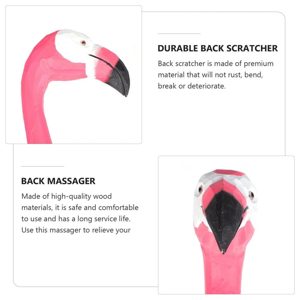 2 Count Back Scratcher Man Wooden Scratching Massager for Elderly