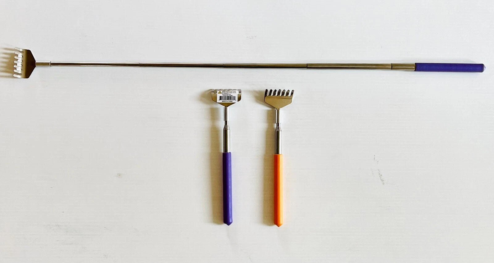 3 Pack Bear Claw Telescopic Metal Extendable Back Scratcher Back Massager Gift