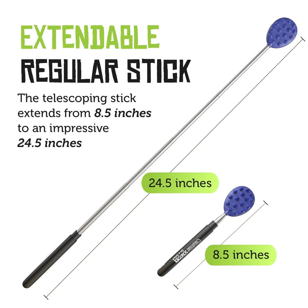 Telescopic Extendable Back Scratcher for Women Men 24.5 Inch Blue
