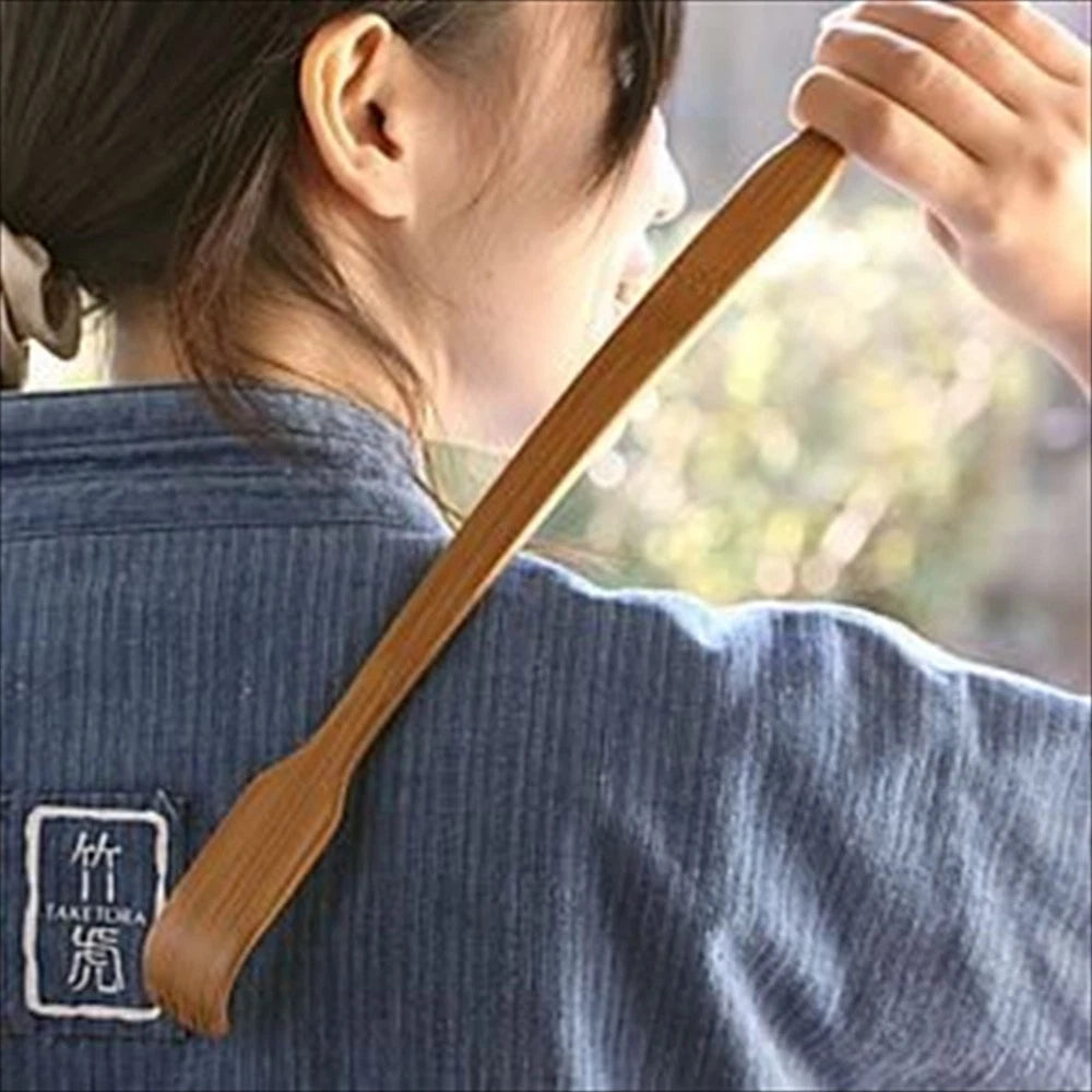 Magonote Bamboo Curve Back Scratcher Made in Japan L/18 inches Taketora
