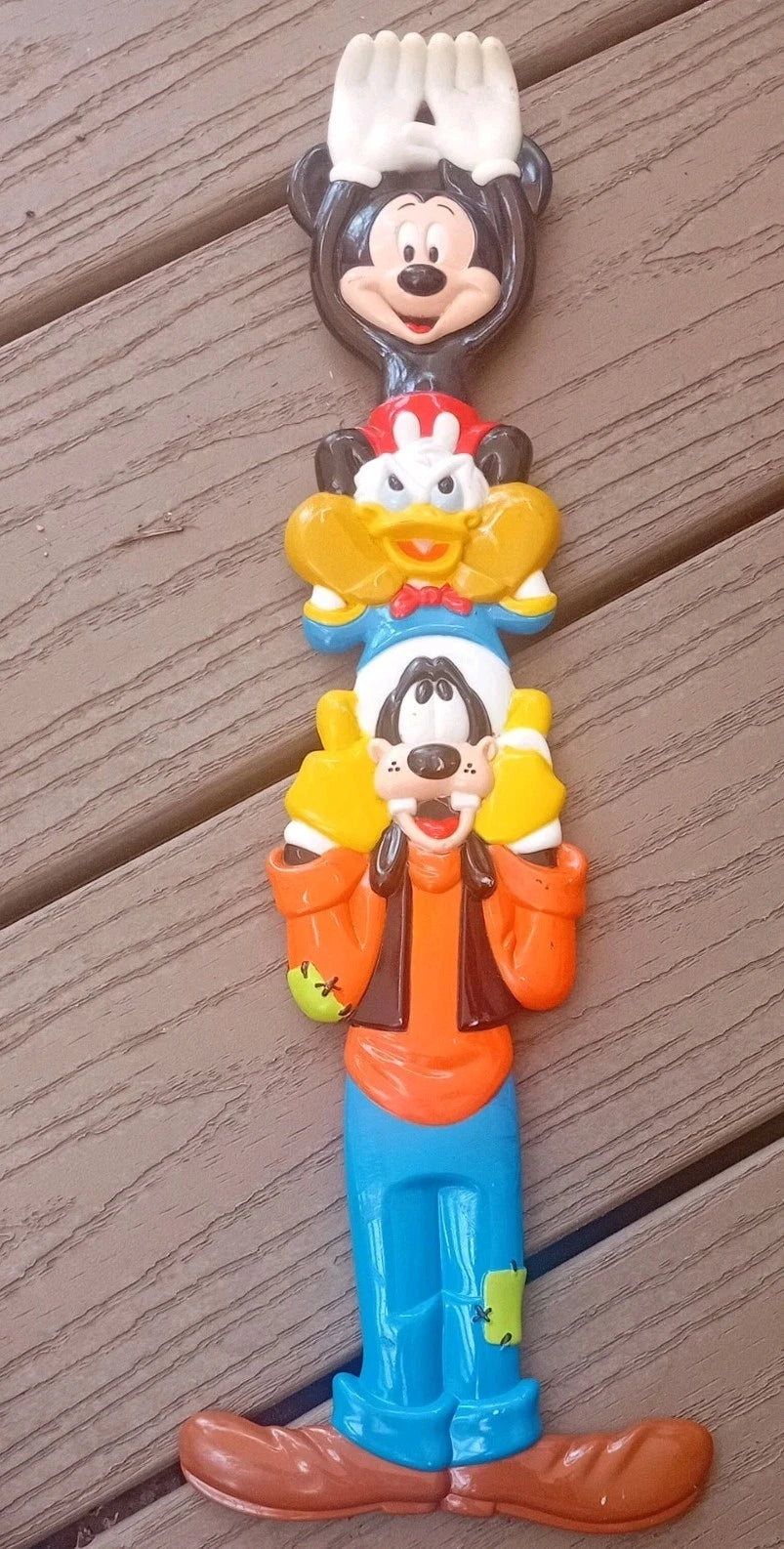 Walt Disney World Plastic Back Scratcher Mickey Mouse, Donald Duck, Goofy 15"