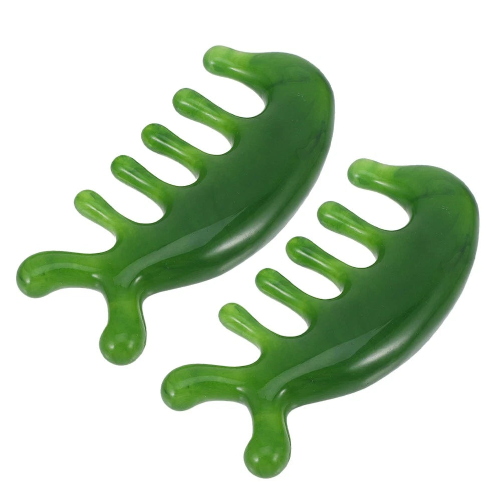 2 Pcs Scalp Massage Comb Multi-functional Head Scratcher Massager