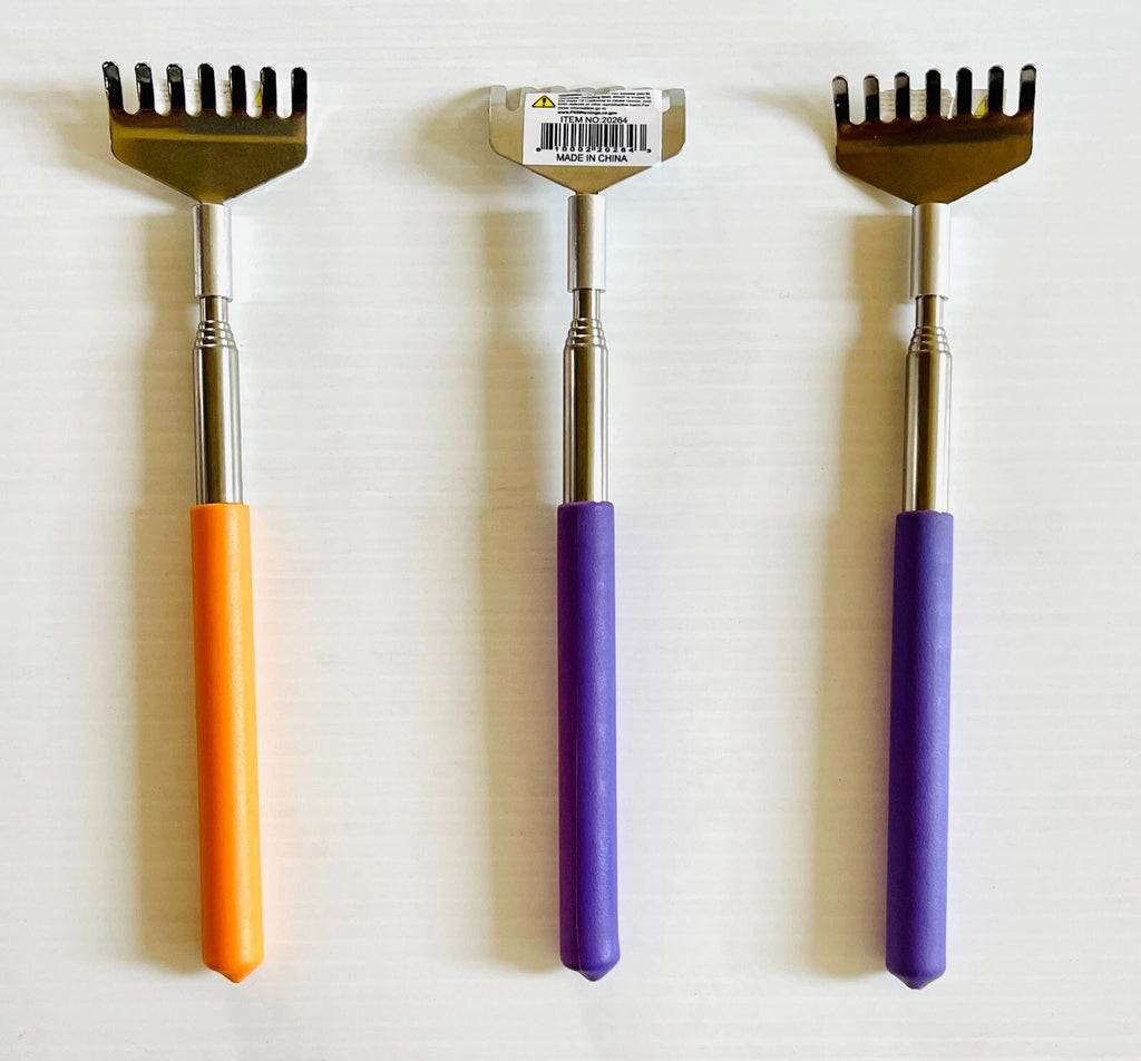 3 Pack Bear Claw Telescopic Metal Extendable Back Scratcher Back Massager Gift