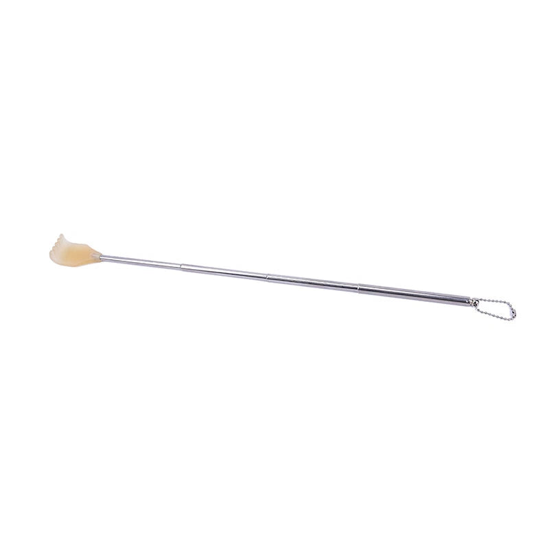 Stainless Steel Telescopic Back Scratcher Extendable  Itching Self Massager H-$i