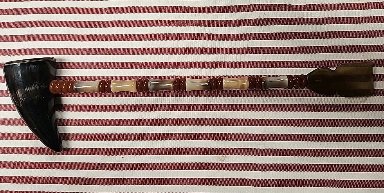 Unique Horn Handle & Acrylic Back Scratcher for Men Women