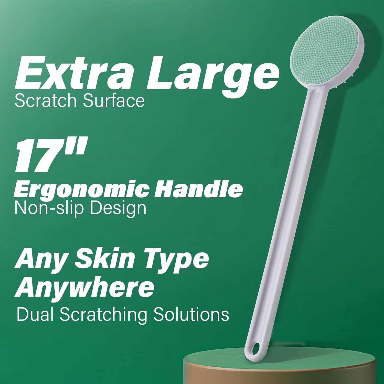 Oversized Back Scratcher, Scalp Massager, Skin Exfoliator –...