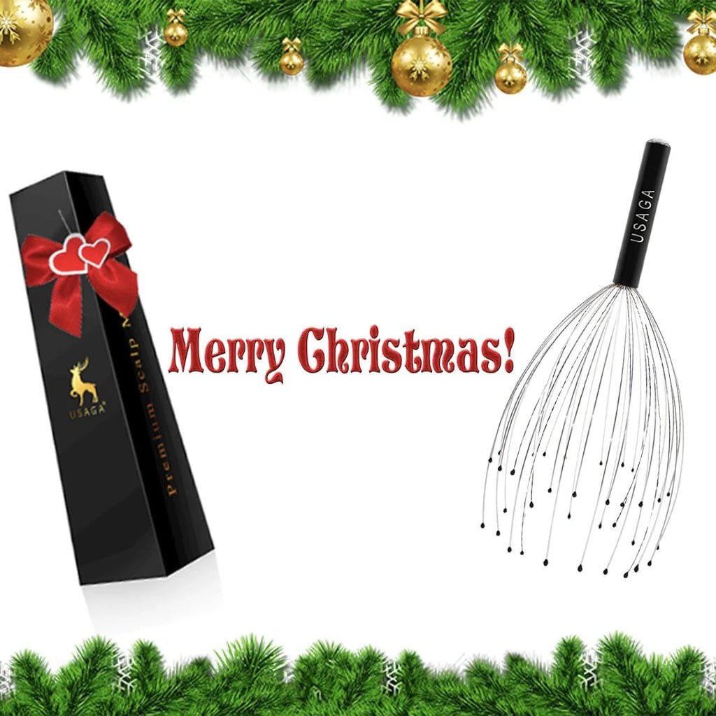 USAGA 36 Fingers Head Massager Scalp Massager Head Scratcher, Stocking Stuffers