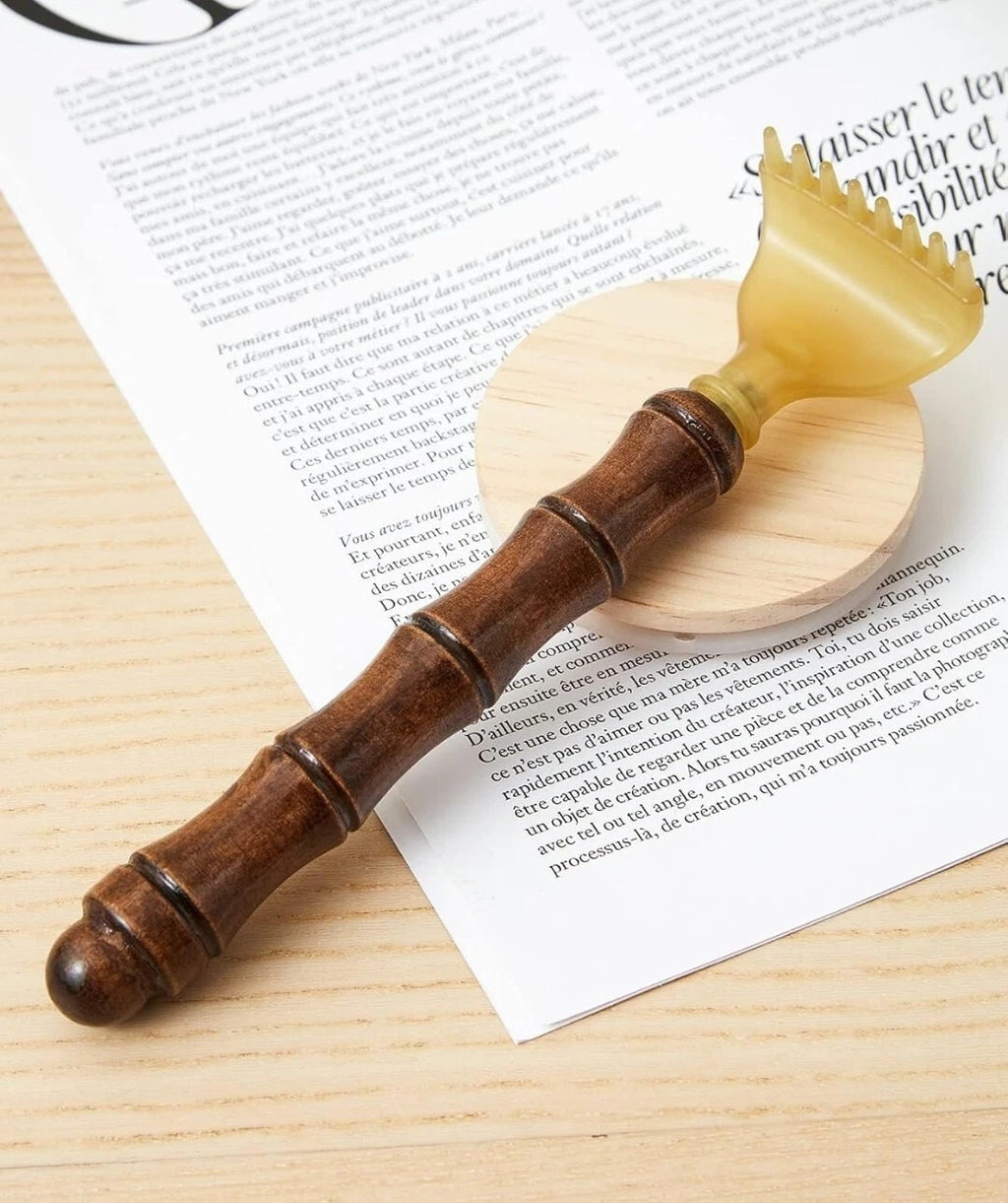 Extendable Premium Back Scratcher for Adults/Men/Women Wooden Handle