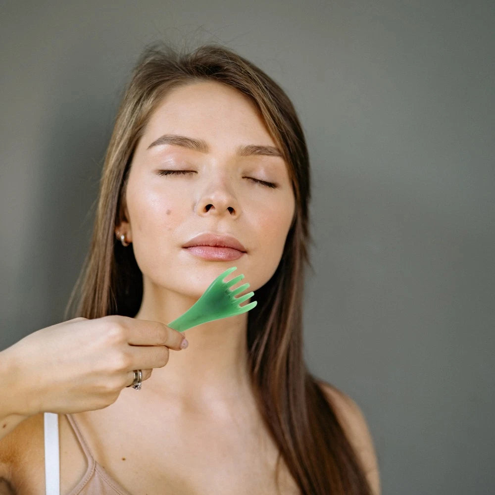 2 Pcs Head Therapy Comb Massage Claw Miss Scalp Scratcher Massager Guaha