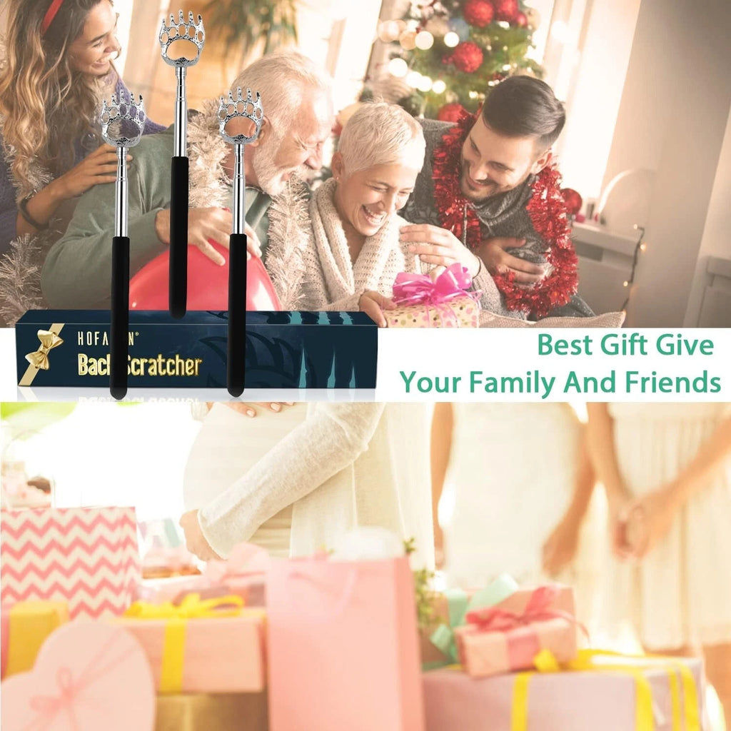 Bear Claw Back Scratcher Stainless Steel Extendable Extending Scratcher from UK