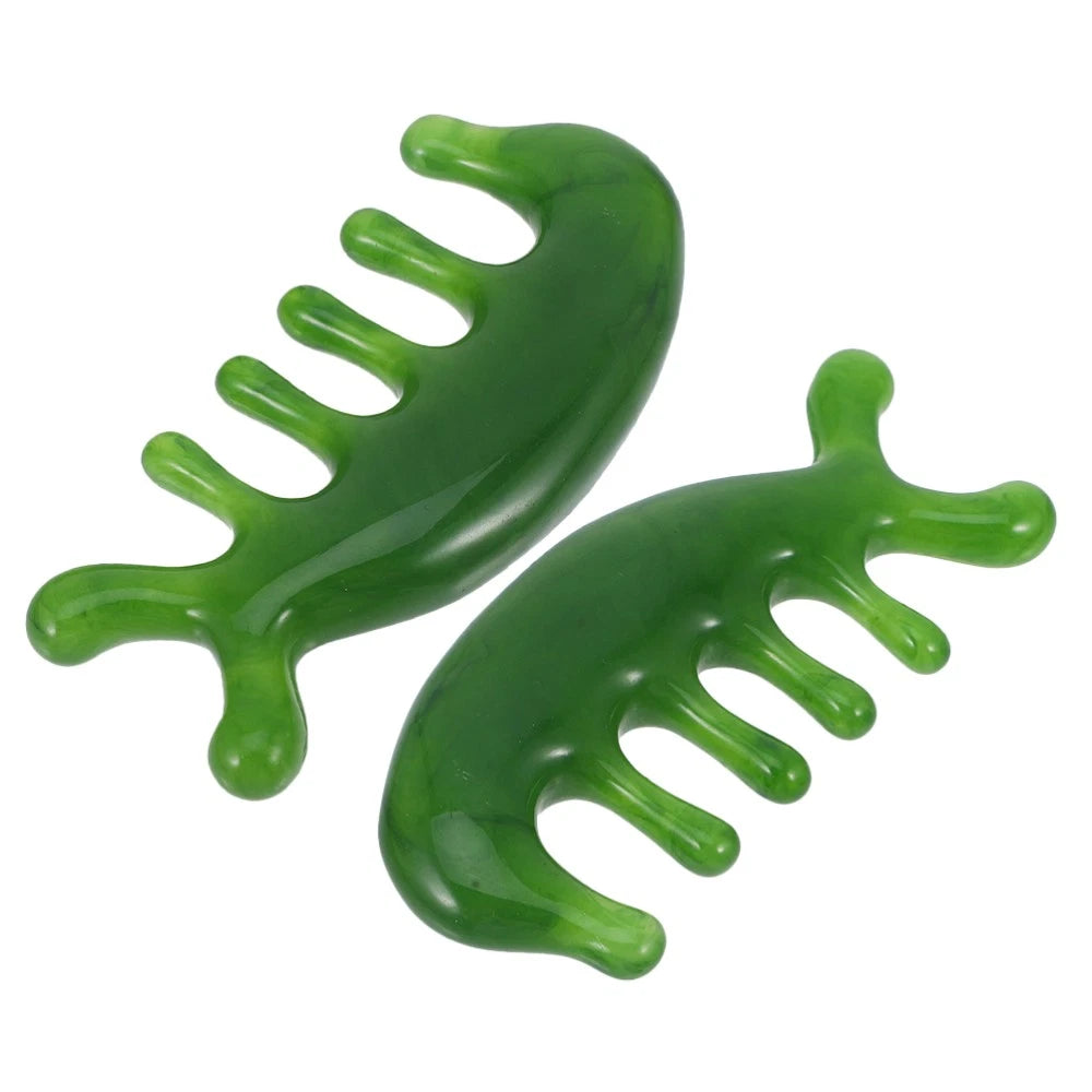 2 Pcs Scalp Massage Comb Head Scratcher Massager Multi-functional