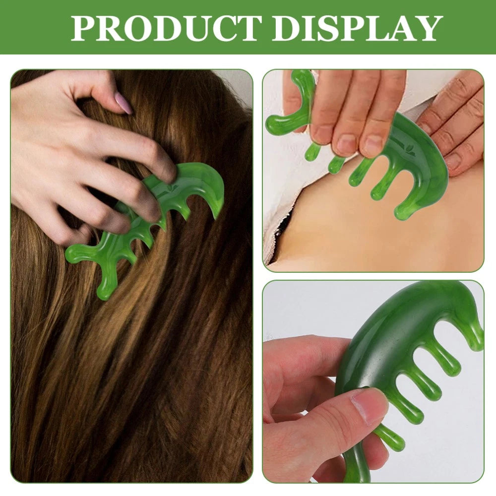 2 Pcs Scalp Massage Comb Convenient Wide Tooth Head Scratcher Massager