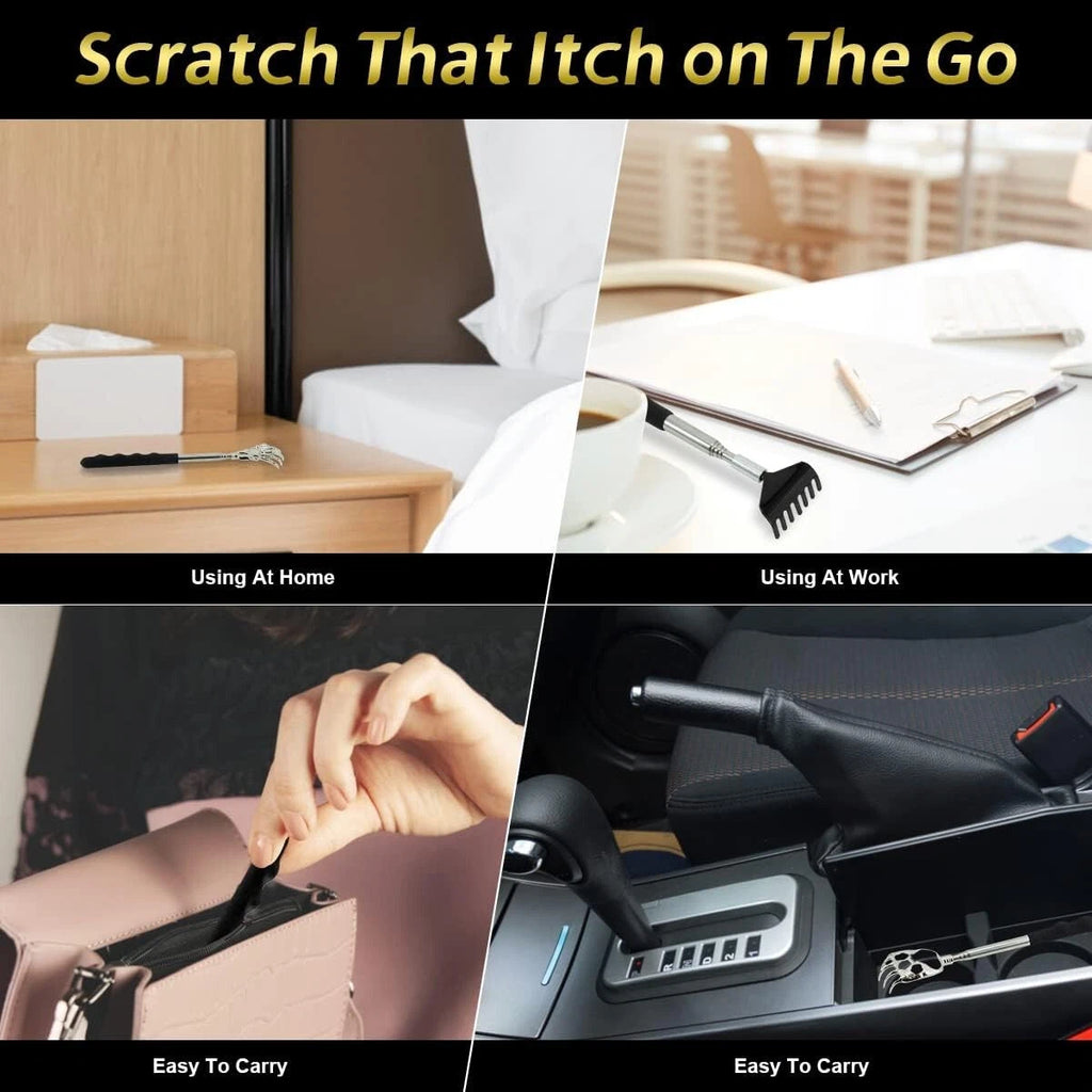 3 Pack Back Scratcher Back Massager Gift Extendable Back Scratcher Telescopic