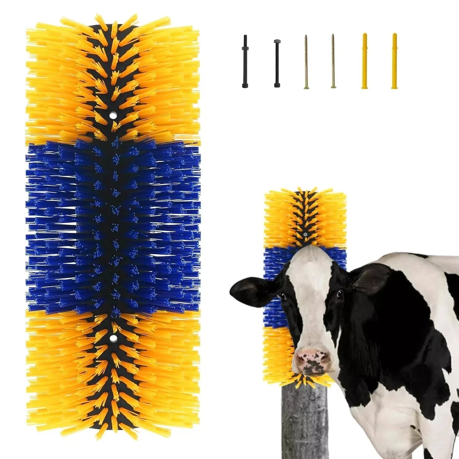 Livestock Scratch Brush - Horse Scratcher Full Massage Kit