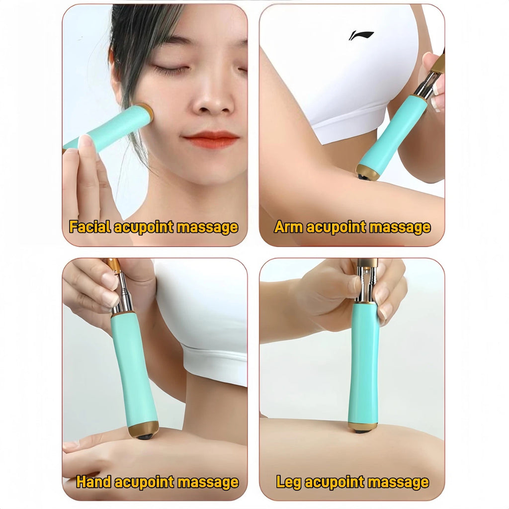 Portable Extendable Double-Pole Back Scratcher（8.3-21.3in），Hand Massager for ...