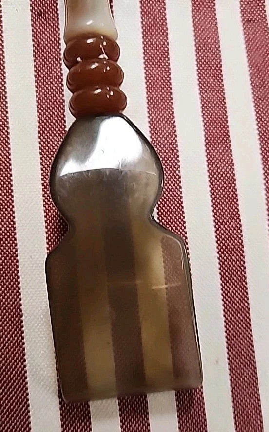 Unique Horn Handle & Acrylic Back Scratcher for Men Women