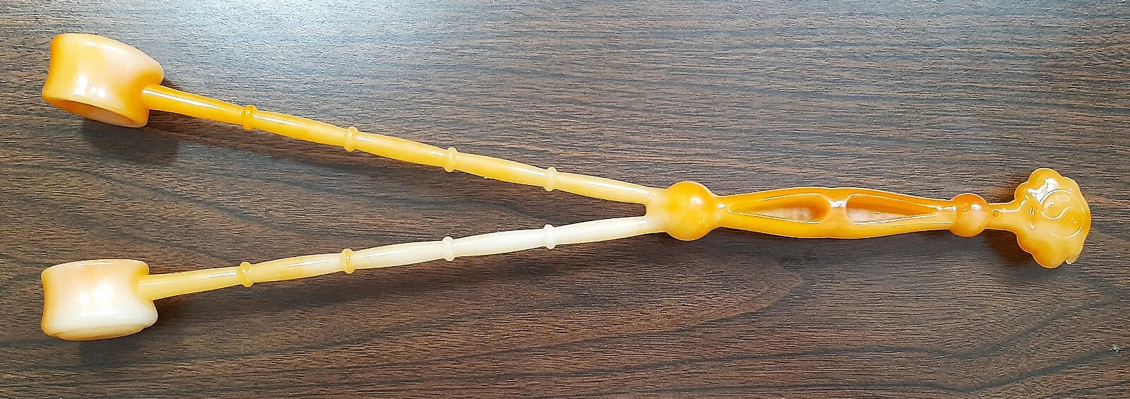 Double headed massager and spine scratcher plus roller massager