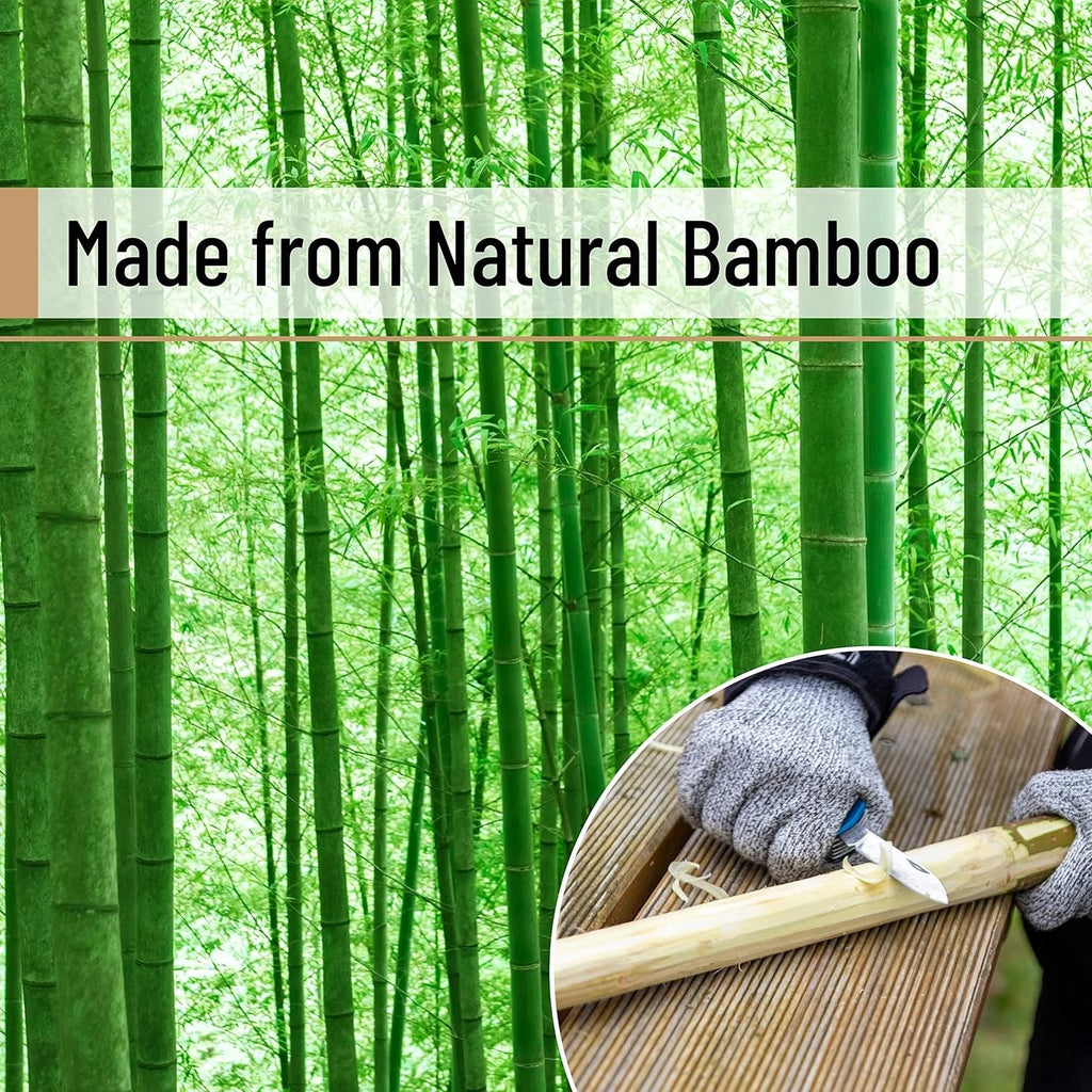 Slick- Bamboo, 16.5”, 2 pcs, Back Scratcher for Men and Women, Wooden, Long