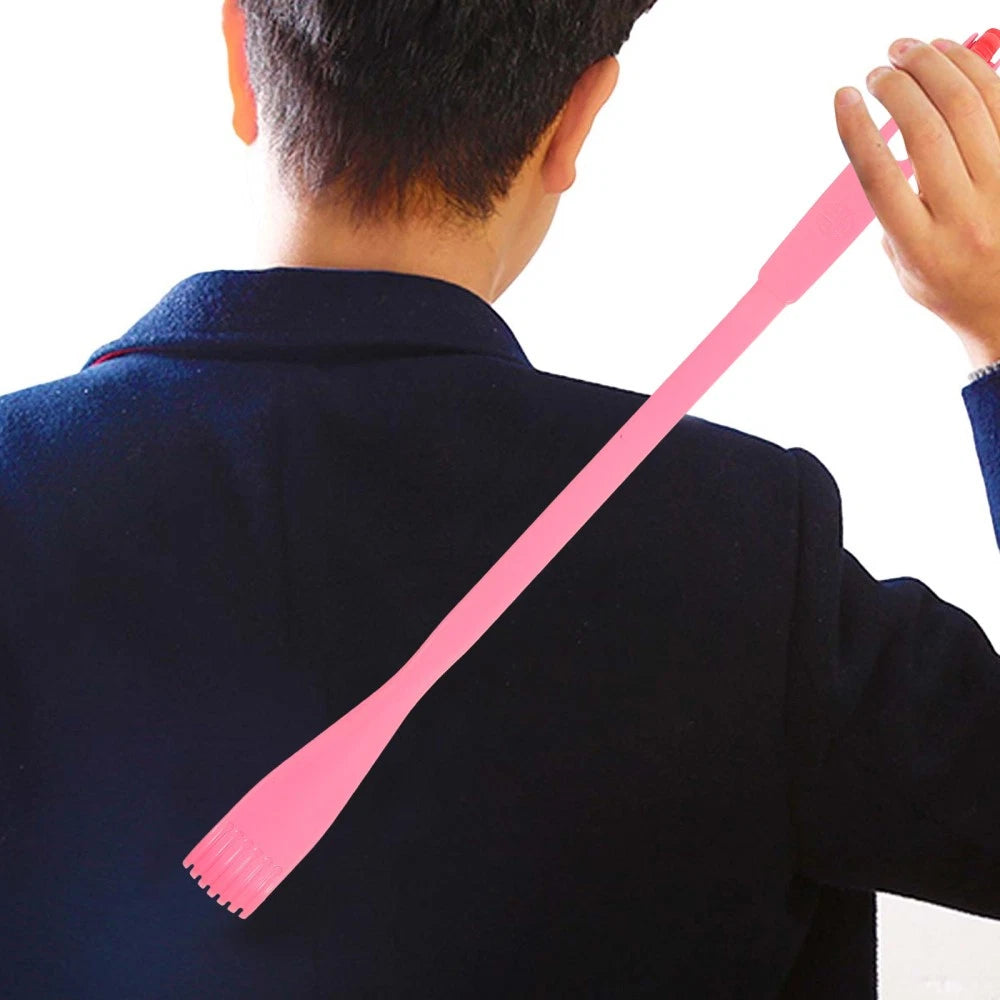 2 Pcs Back Scratcher Extendable Itch Rake Massager Portable Hand Man